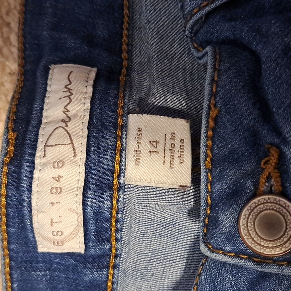 Denim Jeans Est 1946 size 14 mid rise - Picture 2 of 2